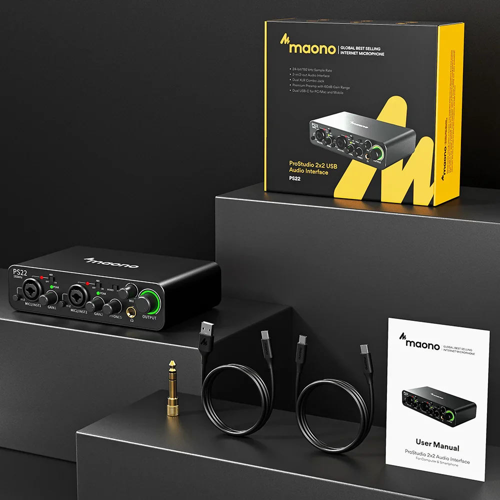 Maono PS22 Audio Interface - Image 9