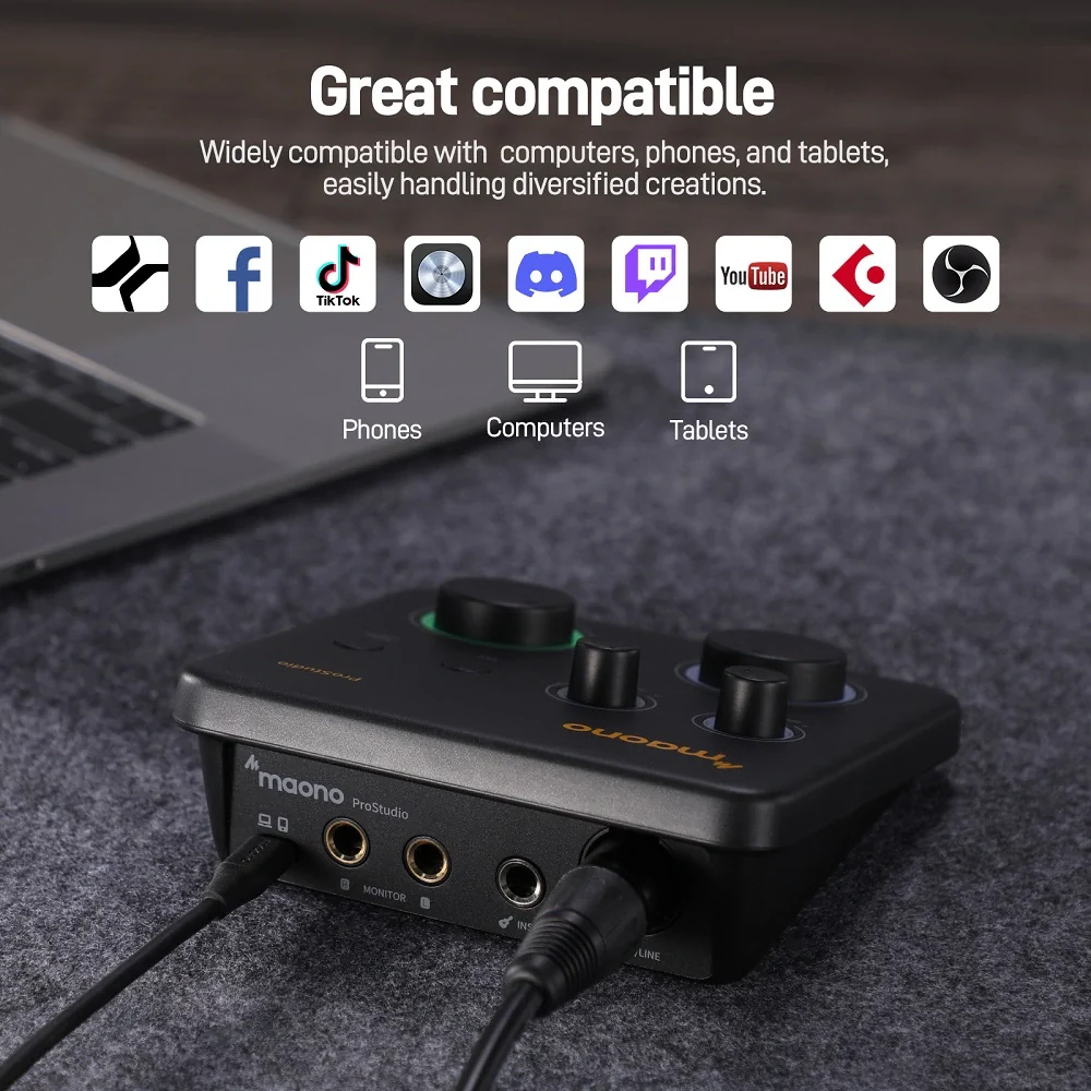 Maono PS22 Lite Audio Interface - Image 6
