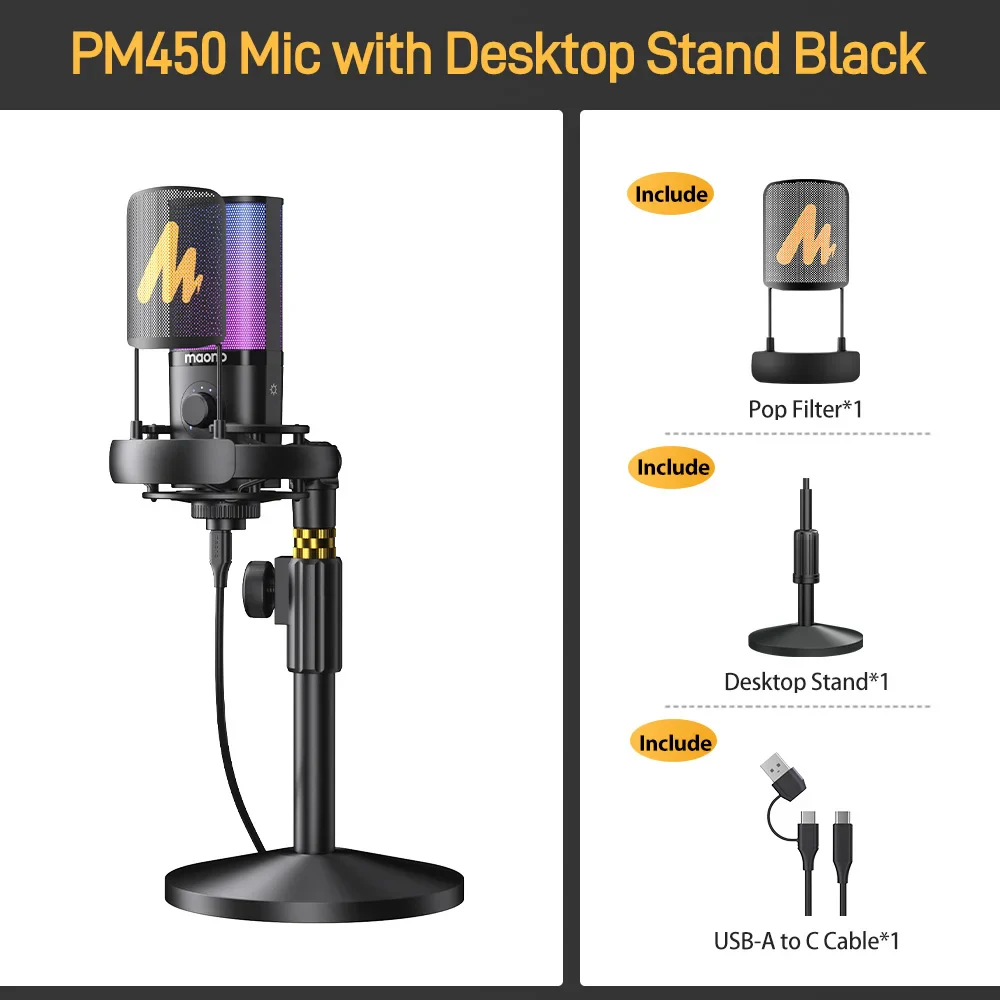 Maono PM450 Condenser Microphone - Image 9
