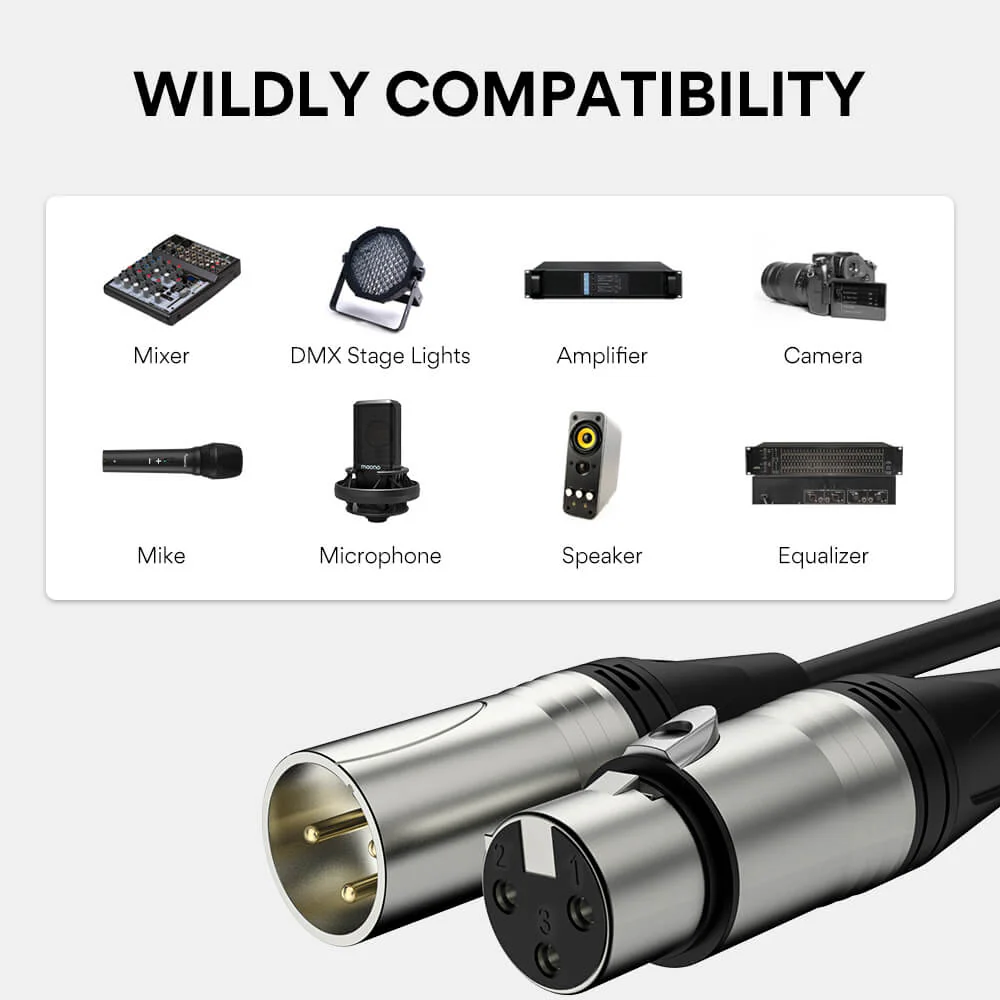 XLR Microphone Cable Premium XLR Patch Cable - Image 4